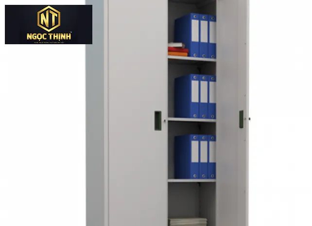 Tủ sắt sơn tĩnh điện gồm 2 khoang TS09K2N